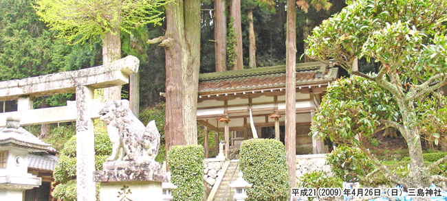 三島神社の全景