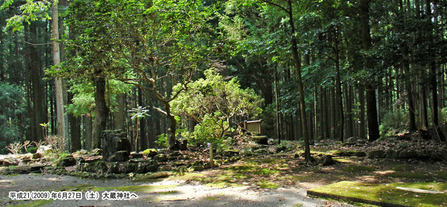大蔵神社の庭園