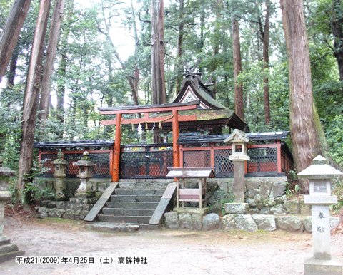 高鉾神社 の本殿