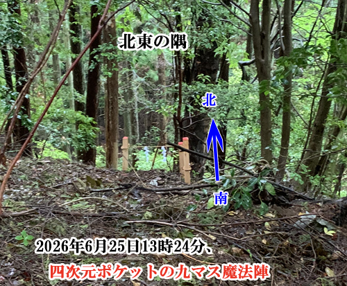 四次元ポケットの北東の隅