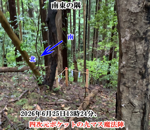 四次元ポケットの南東の隅